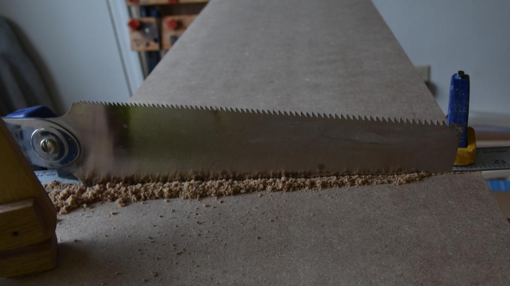 Cutting MDF Straight by Hand The Art of Making Things