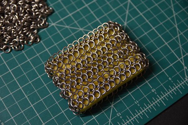 Dragon's Breath Pot Scrubber Chainmaille Tutorial PDF – Creating