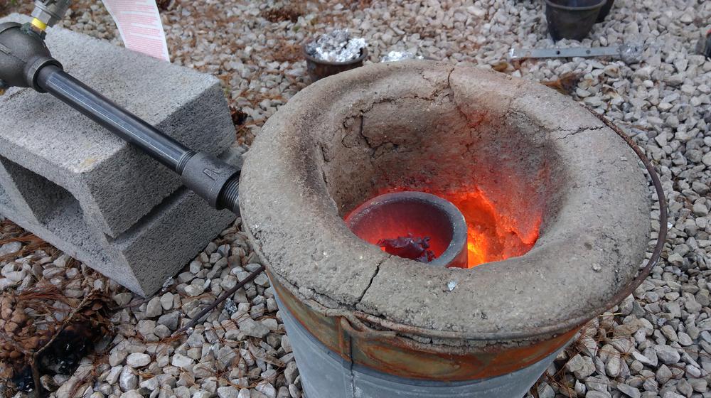 Charring and burning new lumber with a propane torch! #diy