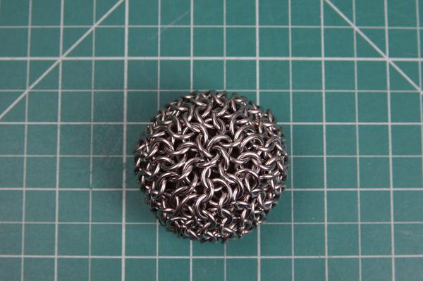 DIY Chainmail Ball Kit, Craft a Metal Desk Toy from Included Supplies and  Printed Tutorial with this Beginner DIY Chainmaille Kit